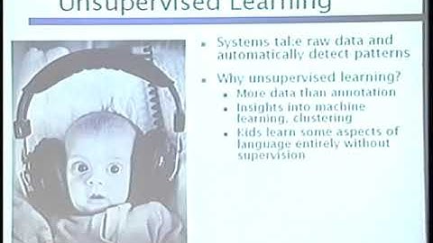 Dan Klein: Unsupervised Learning of Natural Language Structure
