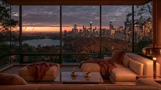 Quiet Luxury Metropolitan Park Sunset Jazz for Executive Rest Focus