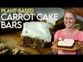 Indulgent Plant-Based Carrot Cake Bars 🥕 Cake for Breakfast?!