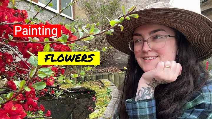 Painting FLOWERS all week ✶ Week 02 of #pleinairpril