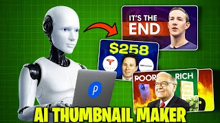 This AI THUMBNAIL MAKER Creates VIRAL THUMBNAILS in Seconds! (Full Guide)