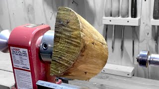 Woodturning  Firewood Mould To Wooden Gold