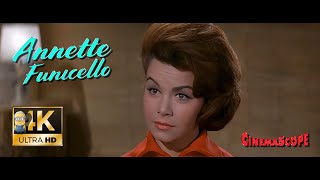 Annette Funicello AI 4K Enhanced - Treat Him Nicely 1963