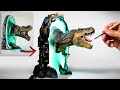 How to make a trex and warp gate diorama  polymer clay  epoxy resin