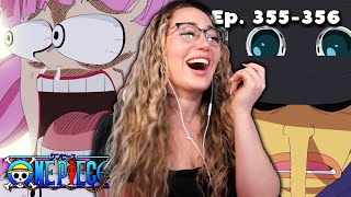 NEGATIVE! USSOP vs PERONA!! 😂 - ONE PIECE Ep 355 & 356 REACTION!