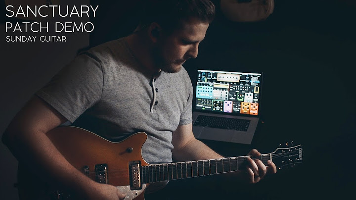 "Sanctuary" Ambient Guitar Patch - Sunday Guitar for Mainstage Demo