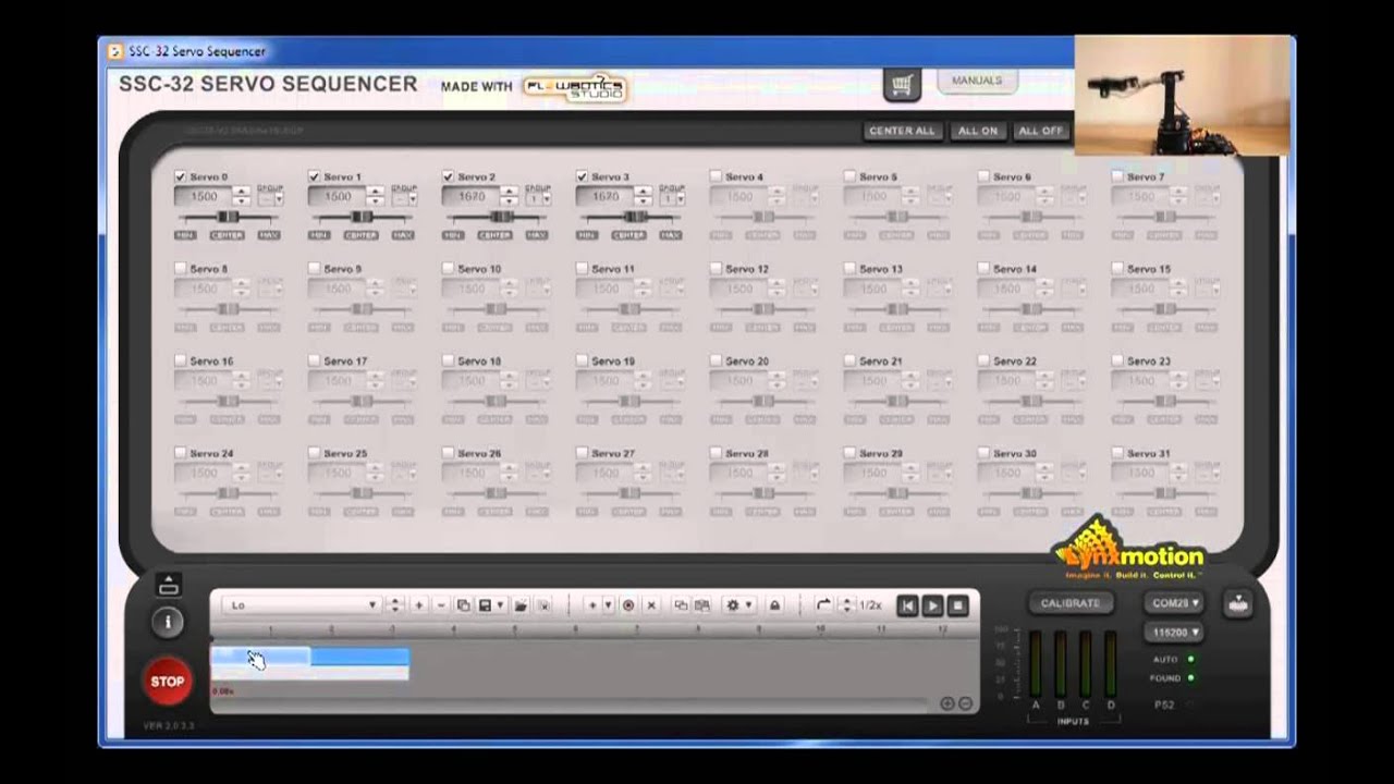 SSC 32 Servo Sequencer Utility By RobotShop YouTube