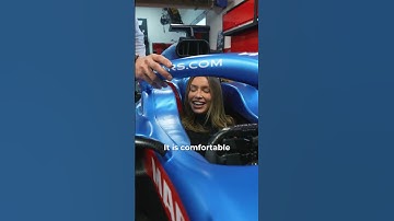 Check out my first YouTube video where my girlfriend Flavy sits in my F1 car for the first time! ☺️