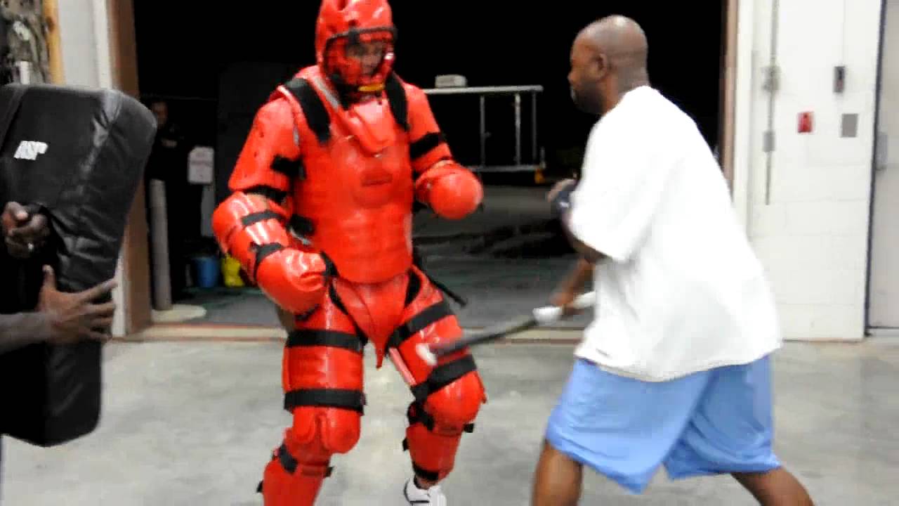 Brown fighting redman suit YouTube