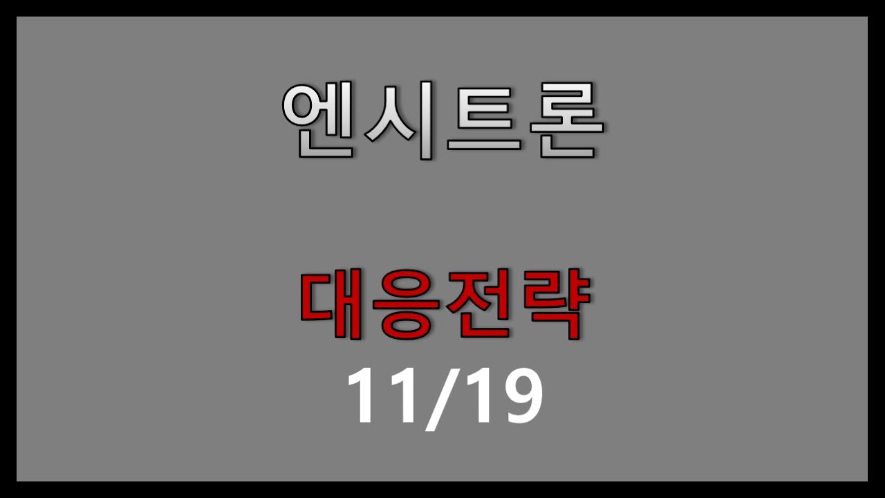 엔시트론전망과 대응전략 - YouTube