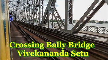 Crossing Bally Bridge /Vivekananda Setu, Dakshineswar Metro station & skywalk,On board Dankuni Local