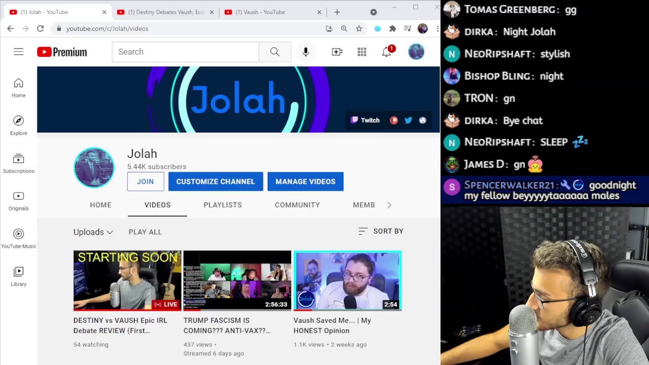 DESTINY vs VAUSH Epic IRL Debate REVIEW (First Reaction) - Jolah reviews the Vaush/Destiny debate at the Freer Future Fest.