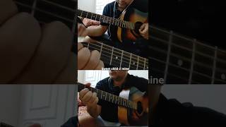 sweet child o' mine solo with 🎸chords #trending #song #viralshorts