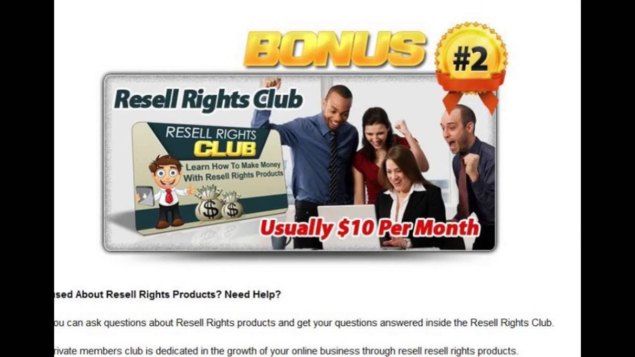 Resell Rights Plus Monthly Member Review-Edson Buchanan