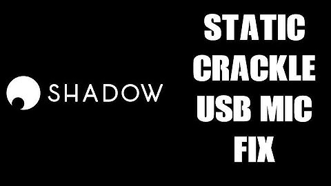 Shadow Cloud PC Crackly Static USB Mic Audio Recording Work-Around Fix, Screencasts Gameplay Capture