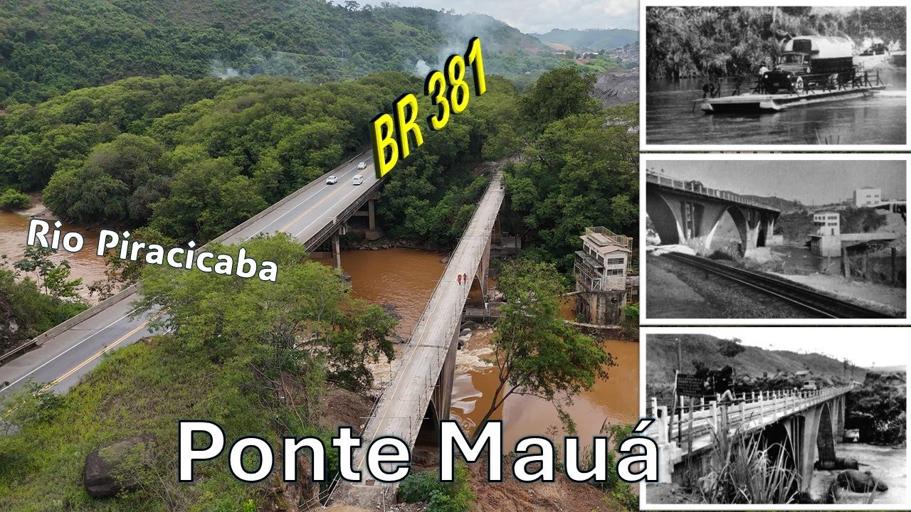 A LINHA FÉRREA JÁ FOI por BAIXO e TAMBÉM por CIMA, desta PONTE!