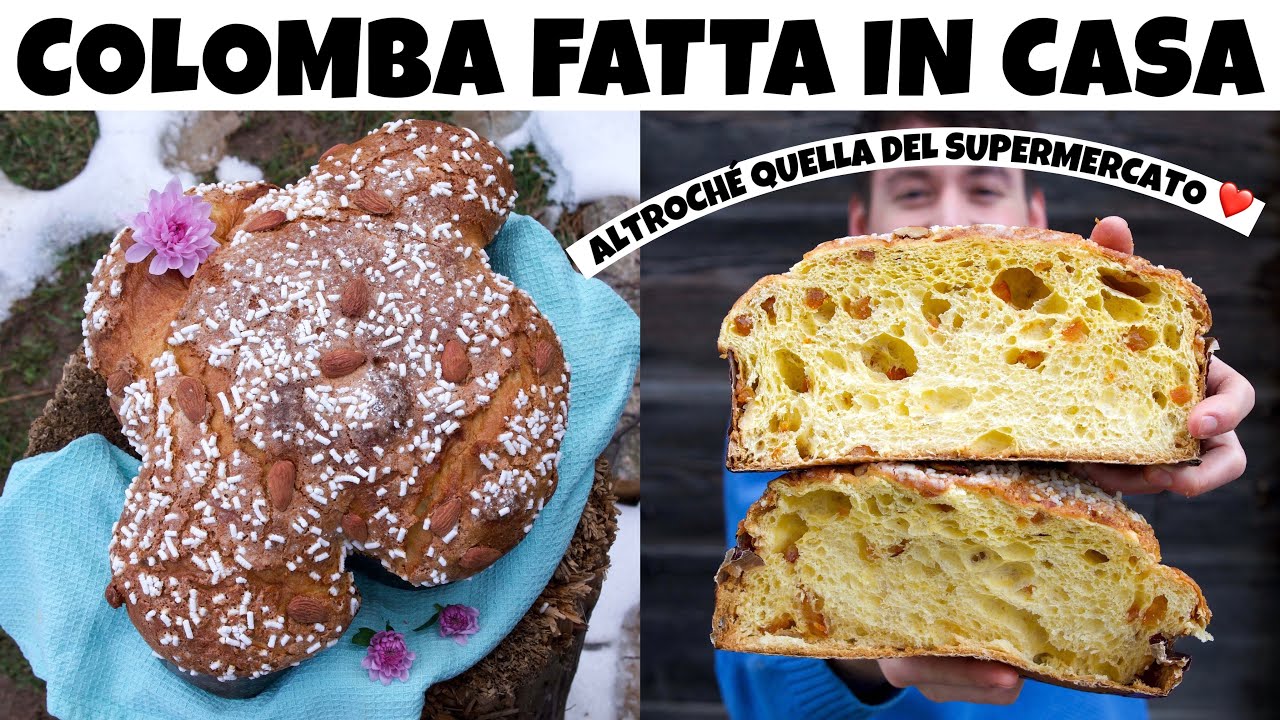 COLOMBA DI PASQUA FATTA IN CASA - la ricetta migliore che puoi trovare, farai un figurone! | DZ