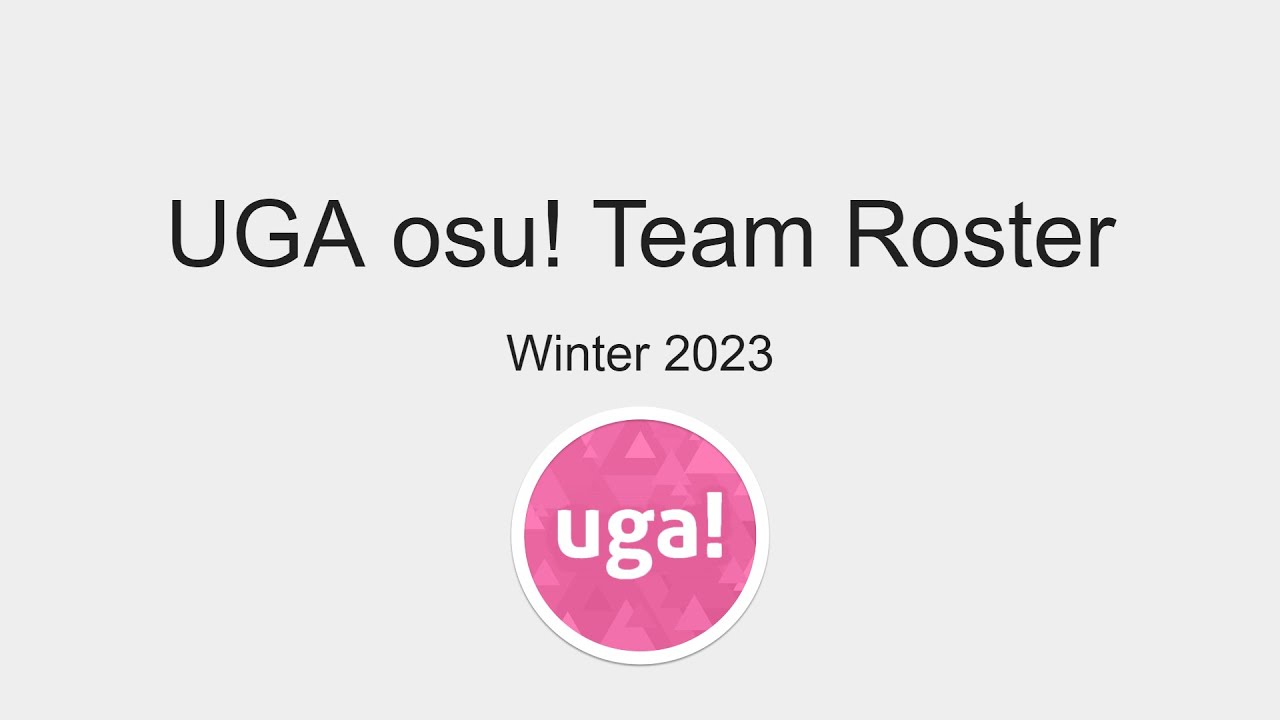 UGA Osu Roster Reveal Winter 2023 YouTube uga-osu-roster-reveal-winter-2023-youtube