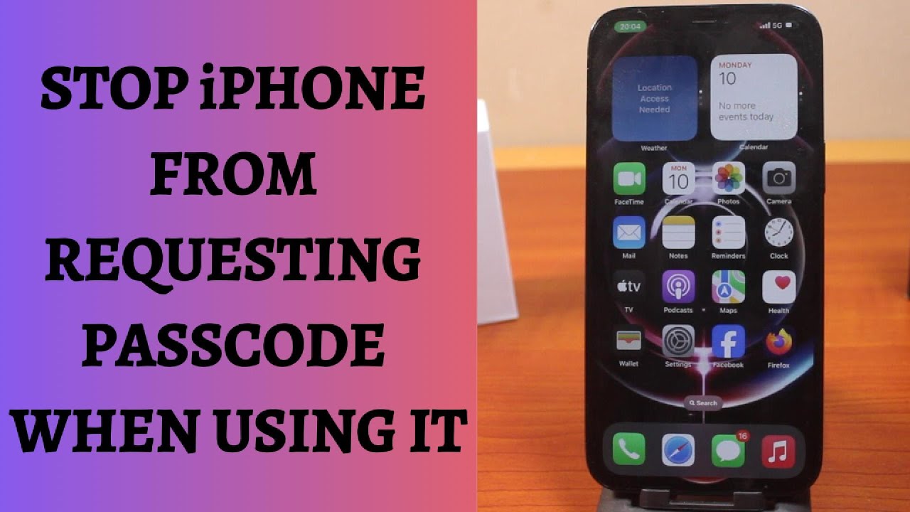 How To Stop IPhone From Asking For Passcode YouTube How To Stop IPhone From Asking For Passcode YouTube