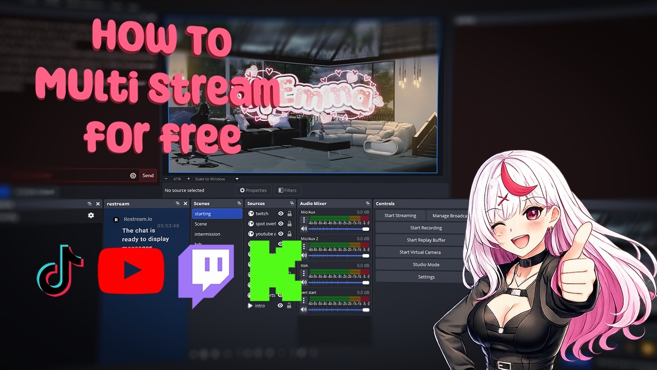 How to Multi Stream With ONE PC (FREE Setup) - YouTube