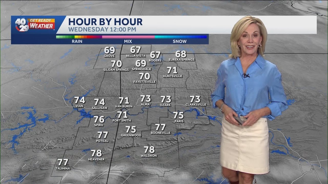 Showers and Storms Move in Tonight - YouTube