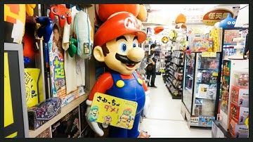 [4K ASMR] Tour To Japanese Retro Gaming Store - Super Potato Akihabara - 2021