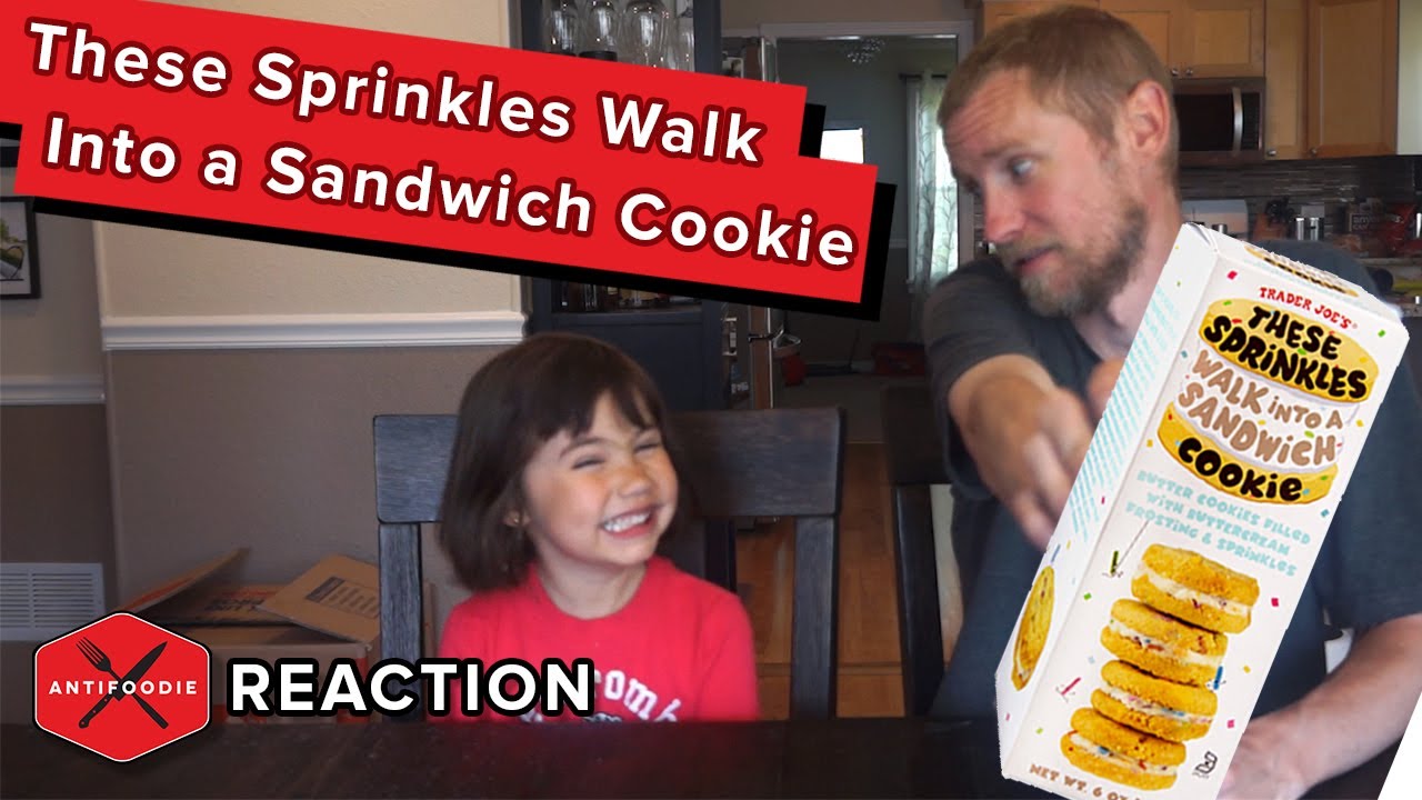 Trader Joe's "These Sprinkles Walk Into a Sandwich Cookie" Review Taste