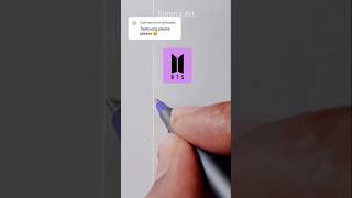 BTS Taehyung drawing with his name 2 | Soren's Art #taehyung #bts #kpop #sjram #drawing