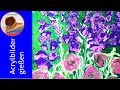 Pouring Acrylic deutsch: Abstrakte Blumen einfach! 🎨 Abstract Flowers (easy!)