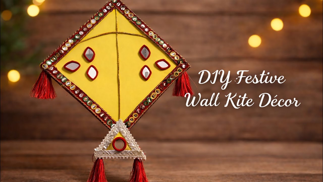 DIY Festive Wall Kite Décor | Handmade Traditional Home Decoration 