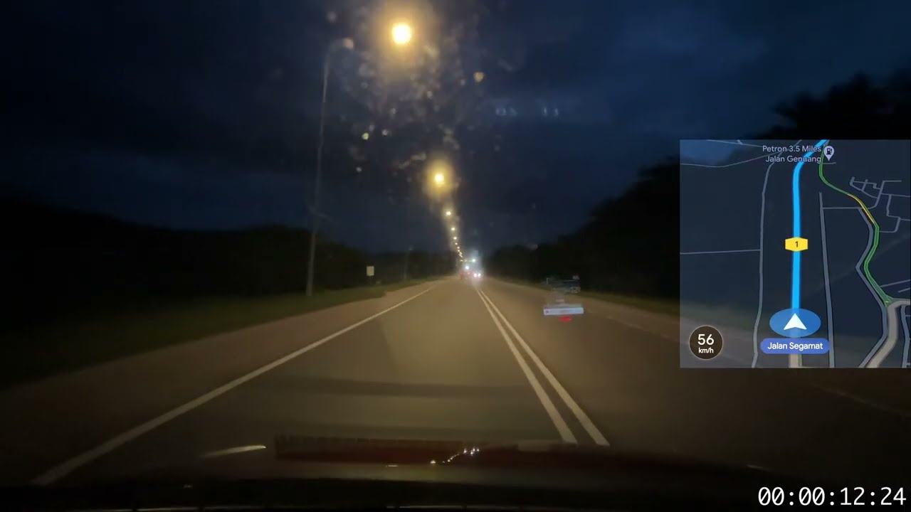 [Medium Drive] From Segamat to Muar via Pagoh - iPhone 13 Dashcam Camera