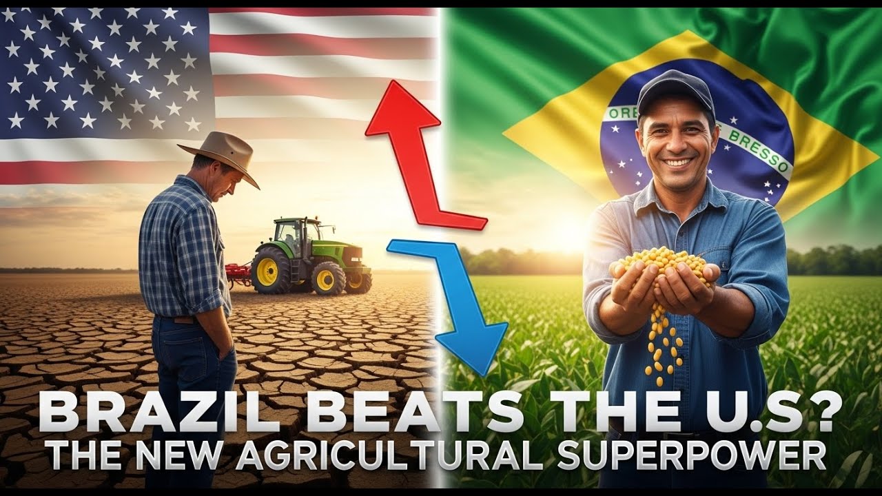Бразилия превзошла США — стала новой глобальной сельскохозяйственной сверхдержавой.