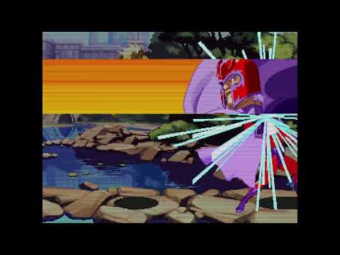 X-Men vs. Street Fighter - Wolverine, Storm vs. Magneto, Cammy