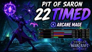 Topping the Meters as Arcane Mage in +22 Pit of Saron