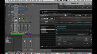Battery & Logic - multitimbral - how to use a multitimbral instrument in Logic