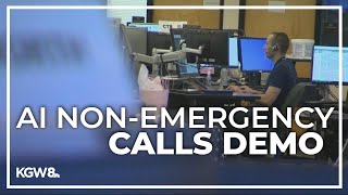 Portland dispatchers showcase demo of AI responding to non-emergency calls screenshot 5