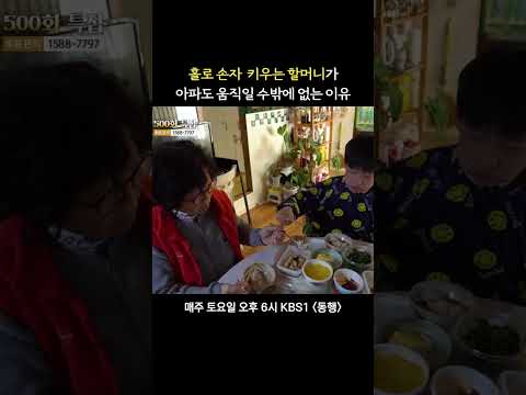 홀로 손자 키우는 할머니의 힘 #<strong>동행</strong> ｜<strong>KBS</strong> 방송
