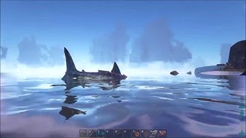 ARK: Survival Evolved - Megalodon Taming and saddle