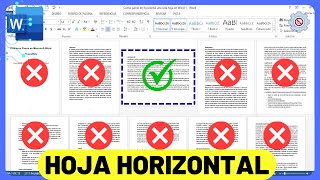 Make a single sheet horizontal in Microsoft Word, easy and fast 💻 Make a single sheet horizontal in Microsoft Word, easy and fast 💻