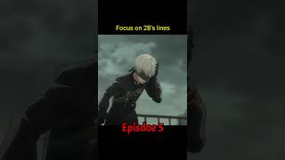 9S remembers 2B killing him🥀 #nierautomata #nierautomataanime  #animeshorts #anime #2b #a2 #9s