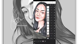 Cara memperhalus shading dengan teknik opacity di infinite design