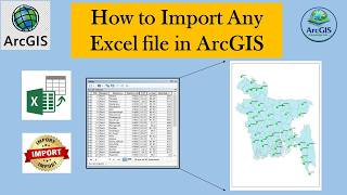 How to Import Excel File in ArcGIS | GIS | Excel File | Import | Create | Table | GIS Knowledge Lab