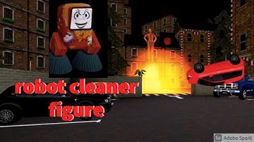 Smiling x corp 1 using the robot cleaner figure