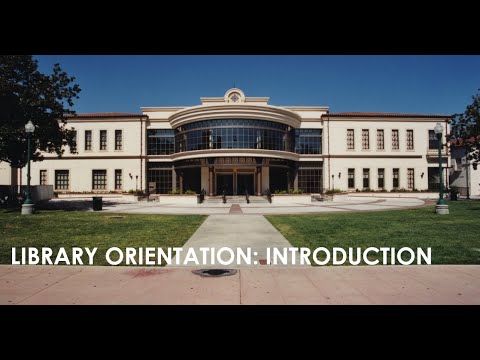 Library Orientation Introduction