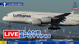 🔴LIVE LAX PLANE SPOTTING: Watch Arrivals and Departures LIVE!