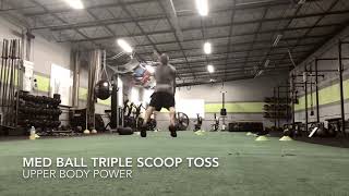 Med Ball Underhand Scoop Toss ‘Dynamic Pillar & Hinge’