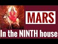 Mars in Ninth House (Mars 9th House) with all aspects (Vedic astrology)