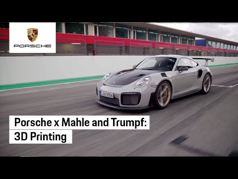 Porsche x Mahle and Trumpf: 3D Printing