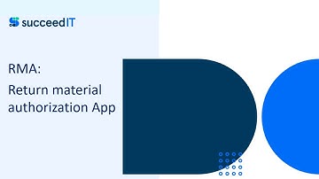 RMA, Return material authorization app