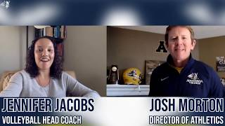 Viking Video Chat: Volleyball head coach Jen Jacobs joins Director of Athletics Josh Morton